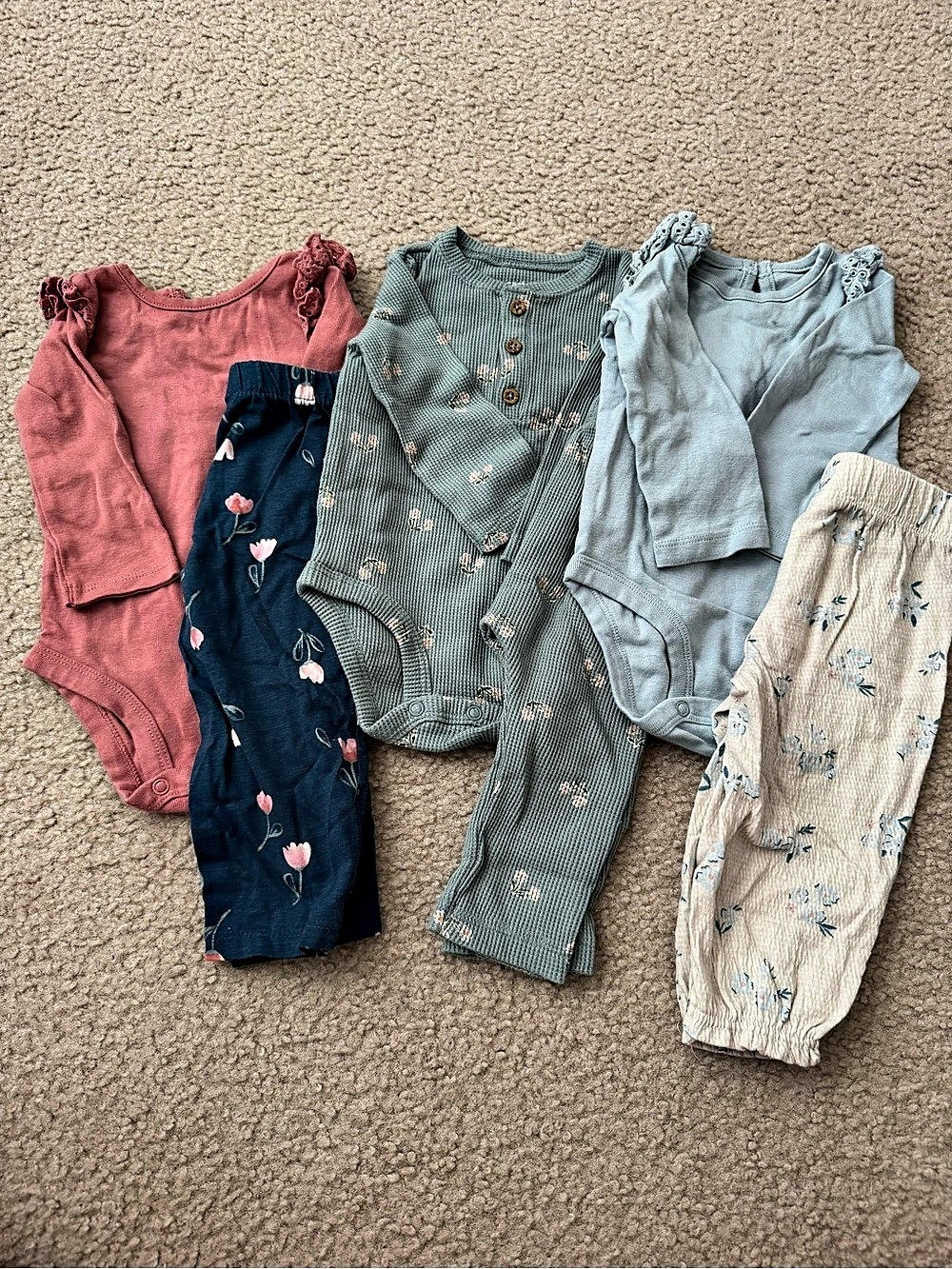 Carters floral sets bundle